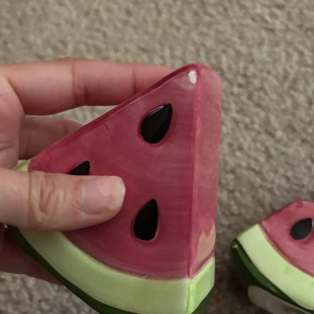 Watermelon Slice Salt and Pepper Shakers